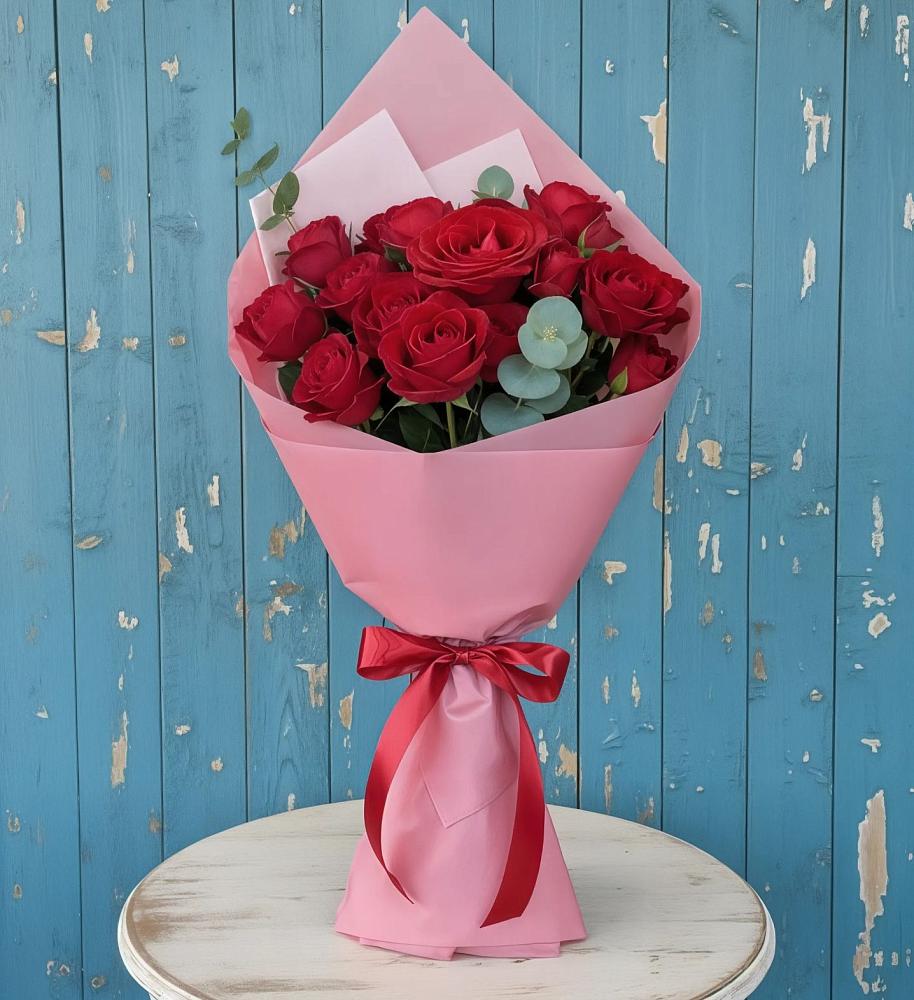 Букет цветов из: Розы в Староджерелиевской