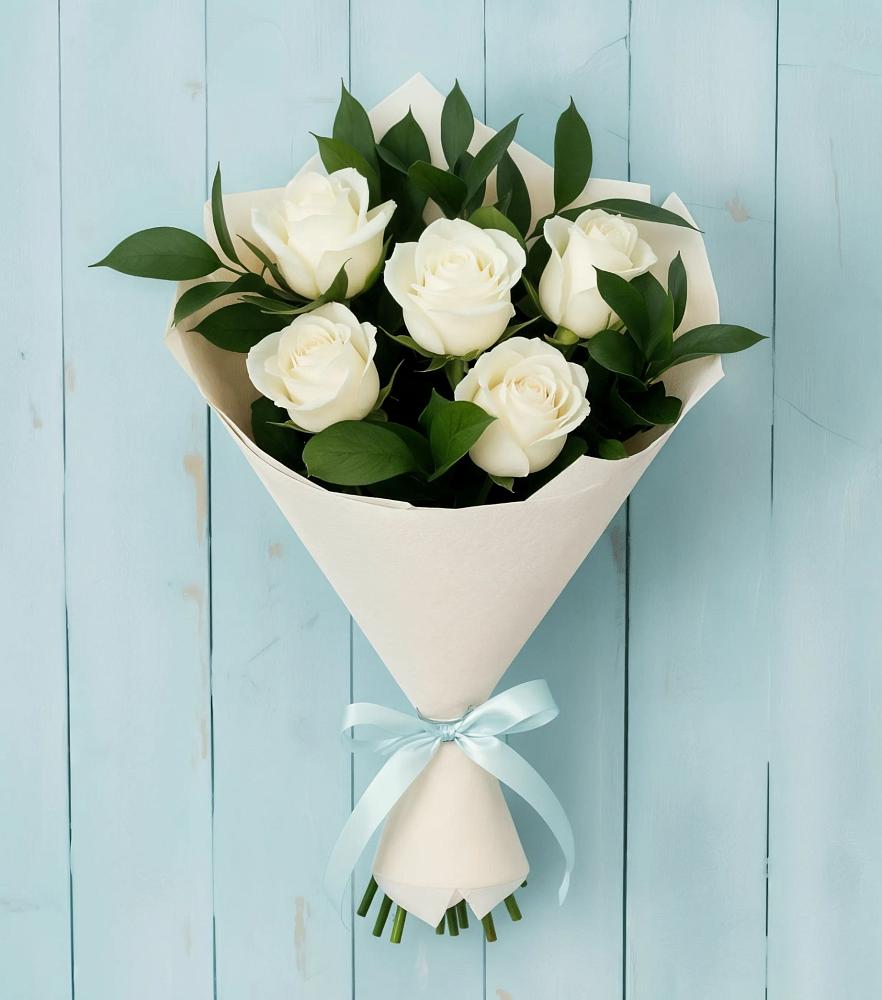 Букет цветов из: Розы в Староджерелиевской