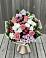 Букет цветов из: Альстромерии, Гвоздики, Розы и Хризантемы в Староджерелиевской