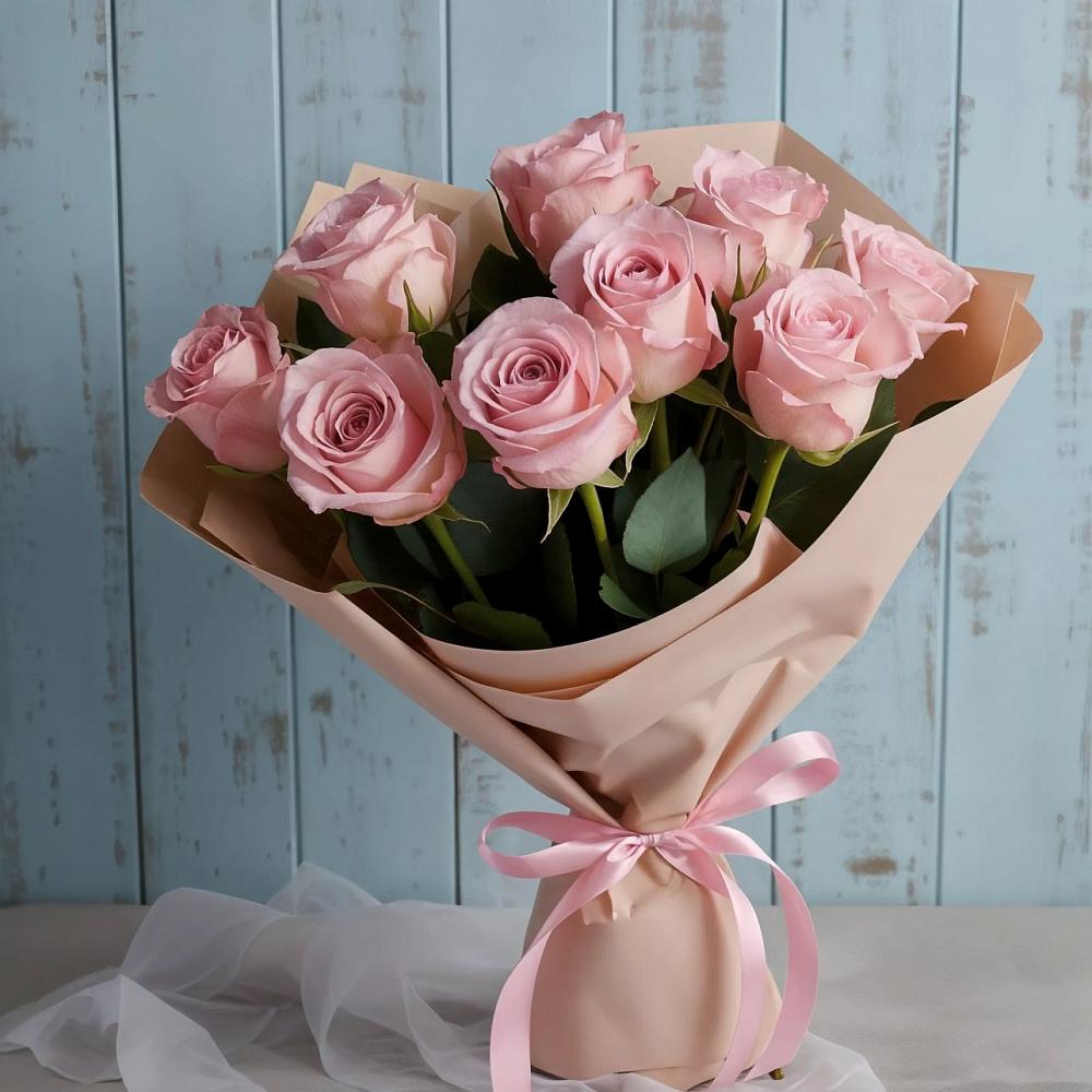 Букет цветов из: Розы в Староджерелиевской