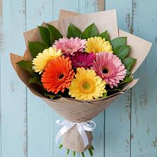 Букет цветов из:  Герберы в Староджерелиевской