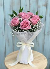 Букет цветов из:  Розы #REPLACE_PRED# Староджерелиевской