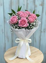Букет цветов из:  Розы в Староджерелиевской