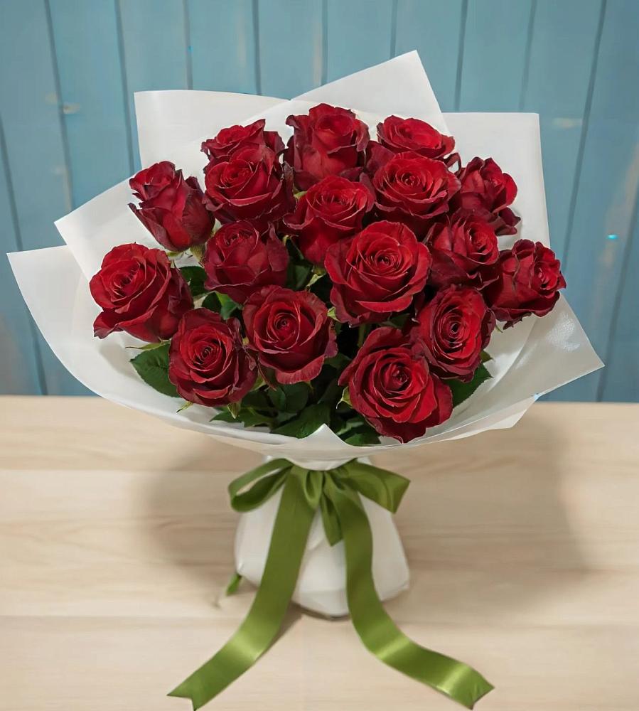 Букет Красные розы в Староджерелиевской