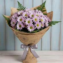 Букет цветов из:  Хризантемы в Староджерелиевской