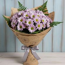 Букет цветов из:  Хризантемы в Староджерелиевской