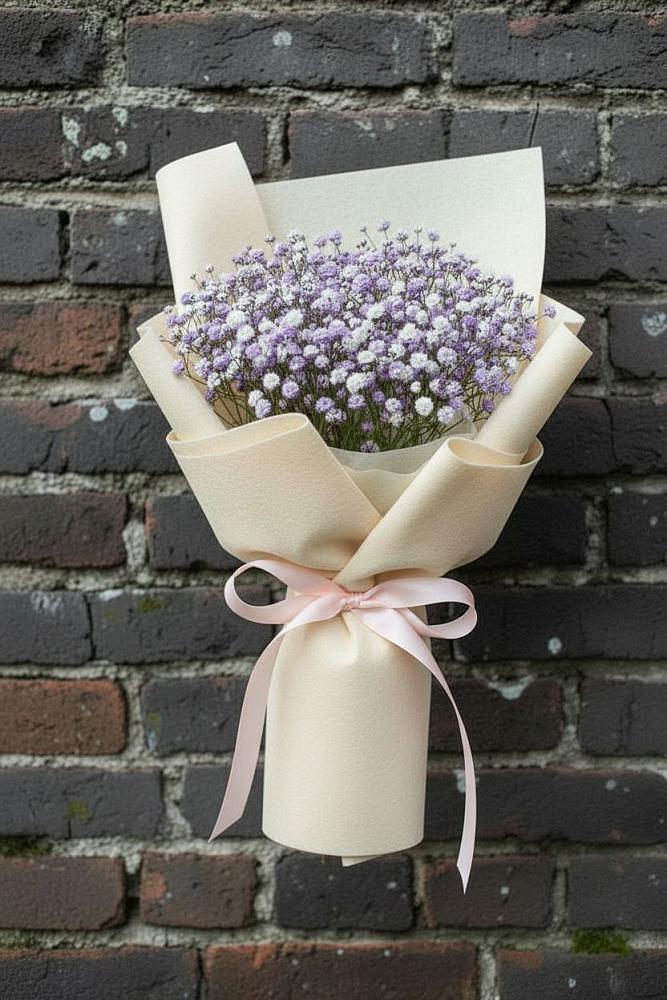 Букет цветов из: Гипсофила в Староджерелиевской