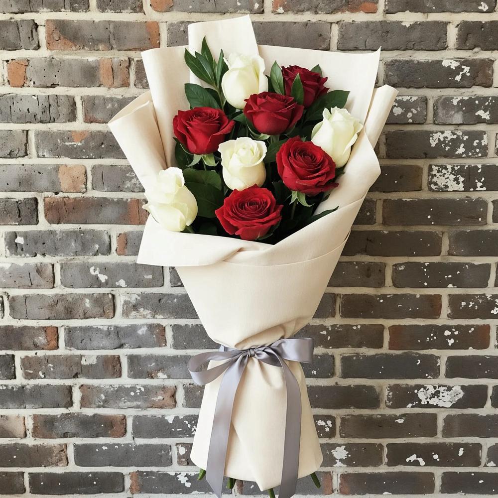 Букет цветов из: Розы в Староджерелиевской