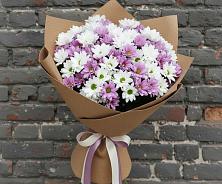 Букет цветов из:  Хризантемы #REPLACE_PRED# Староджерелиевской