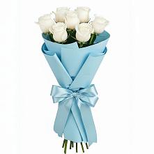 Букет 7 белых роз Проуд #REPLACE_PRED# Староджерелиевской