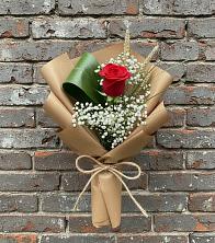 Букет цветов из:  Розы в Староджерелиевской