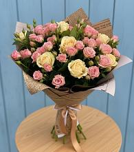 Букет цветов из:  Розы #REPLACE_PRED# Староджерелиевской