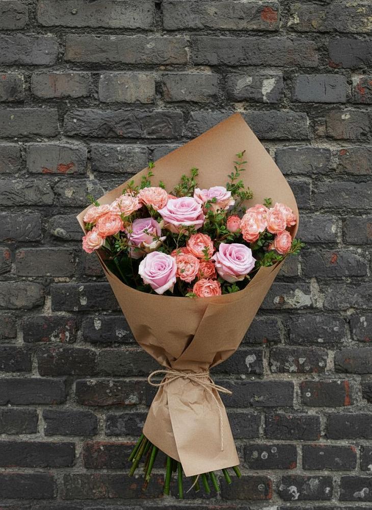 Букет цветов из: Розы в Староджерелиевской