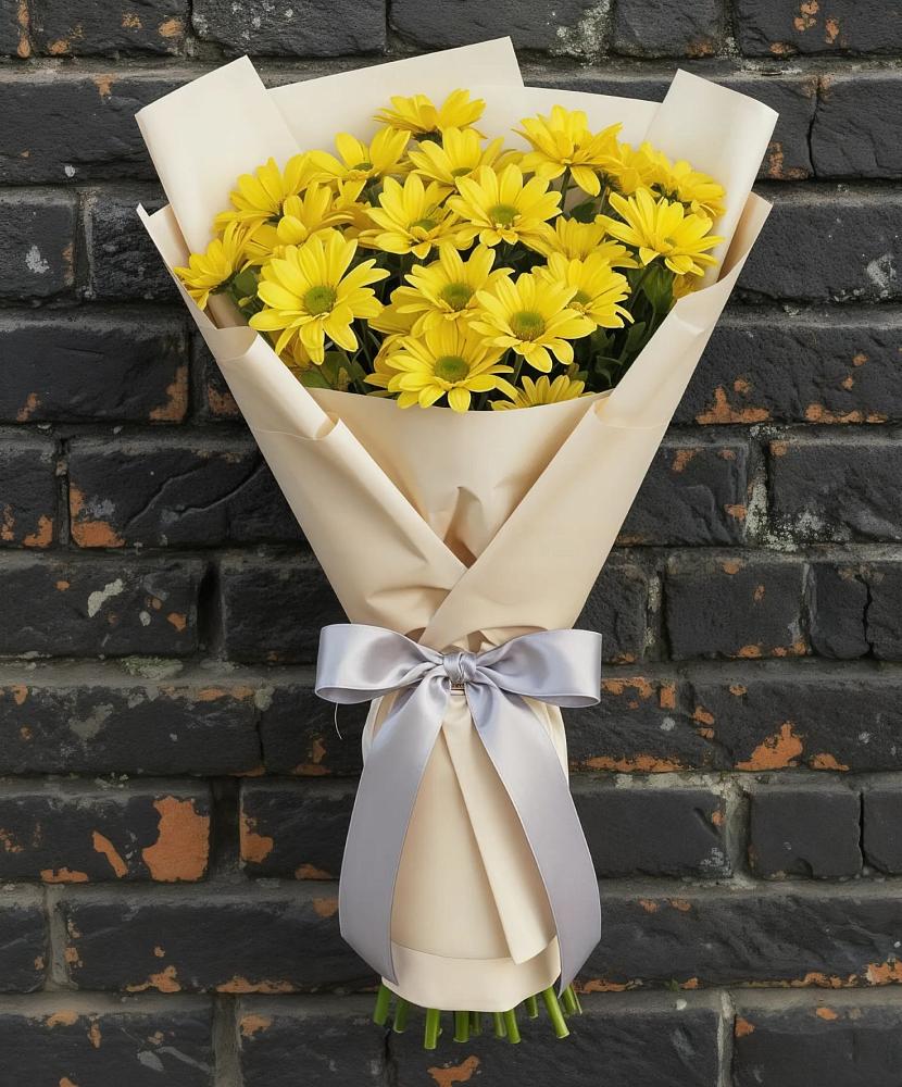 Букет цветов из: Хризантемы в Староджерелиевской