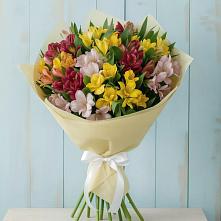 Букет цветов из:  Альстромерии в Староджерелиевской