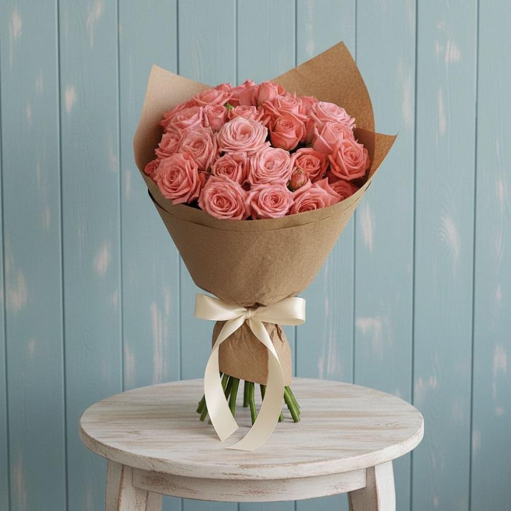 Букет цветов из: Розы в Староджерелиевской