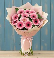 Букет цветов из:  Герберы #REPLACE_PRED# Староджерелиевской