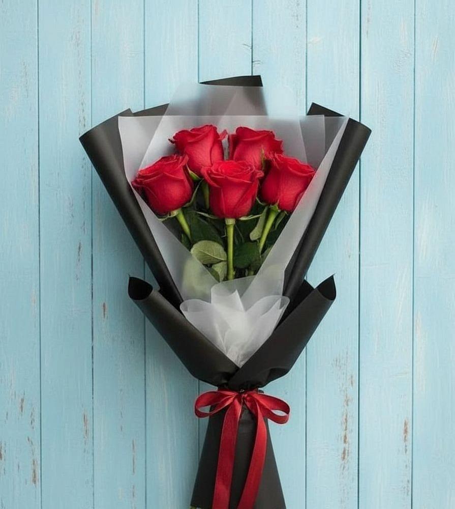 Букет цветов из: Розы в Староджерелиевской